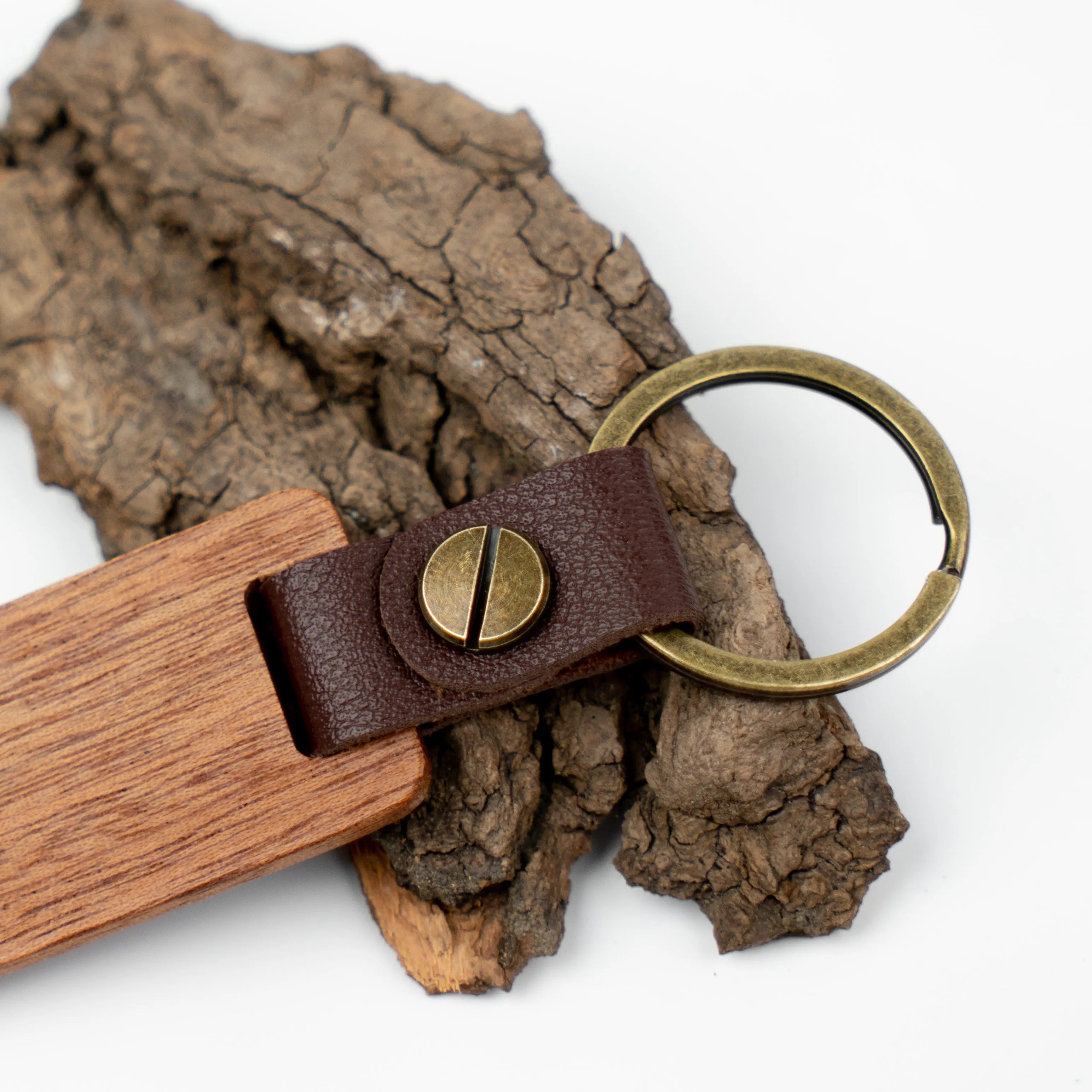 Personalized Wooden Custom Keychain For Keepsake Memorial