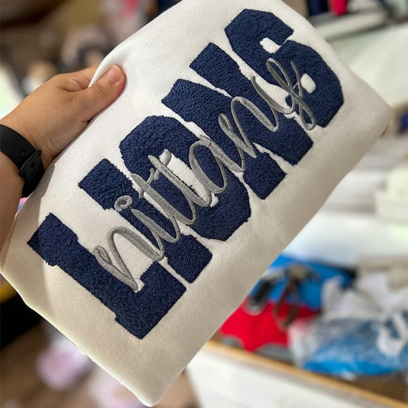 Custom Applique Patch Sweatshirt