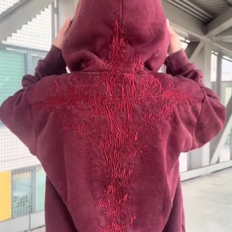 Embroidered Hoodie