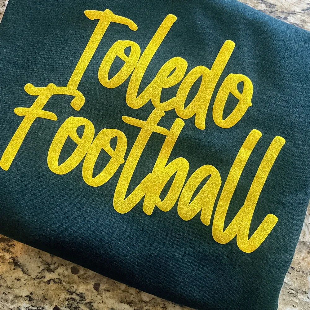 Custom 3D PUFF Print Team/School/Mascot Sweatshirt 🏈🏉🏀⚾️🥎 Game Day Quotes 🥳✨ Buy two get free shipping✈️✈️