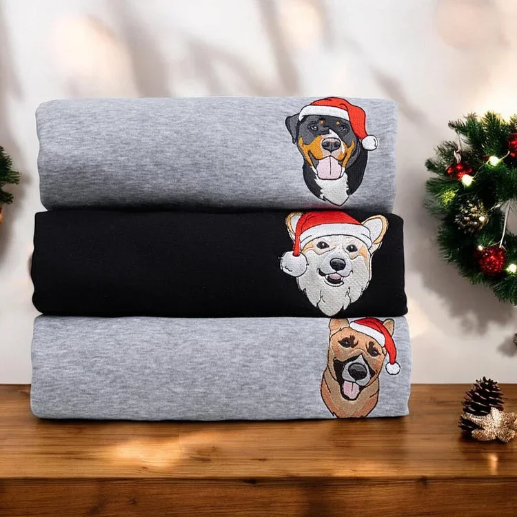 Custom Christmas Dog Sweatshirt