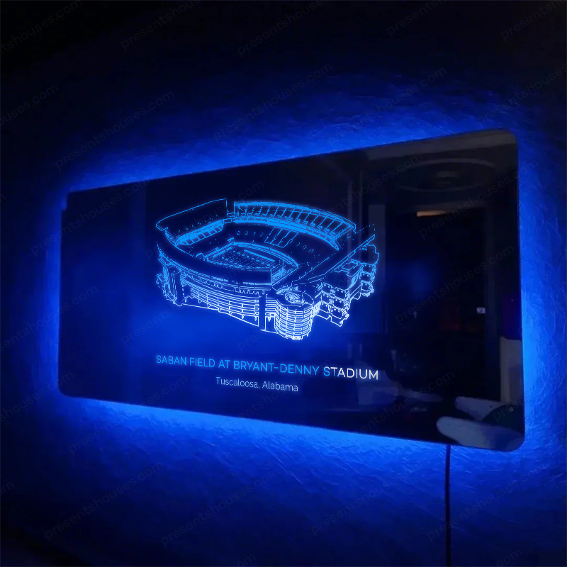 Bryant-Denny Stadium Mirror Light - Gifts for Sports Lovers