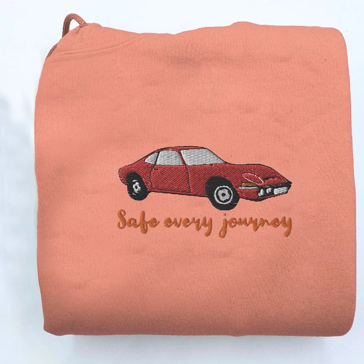 Embroidered Cars Hoodie Custom Personalized Race Car Hoodie Car Hooded