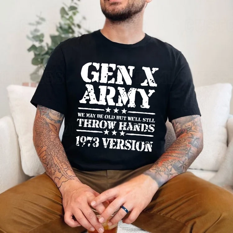 Custom Gen X ARMY T-Shirt