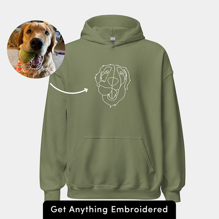 Custom Embroidered Sweatshirt and Hoodie Gifts For Pet