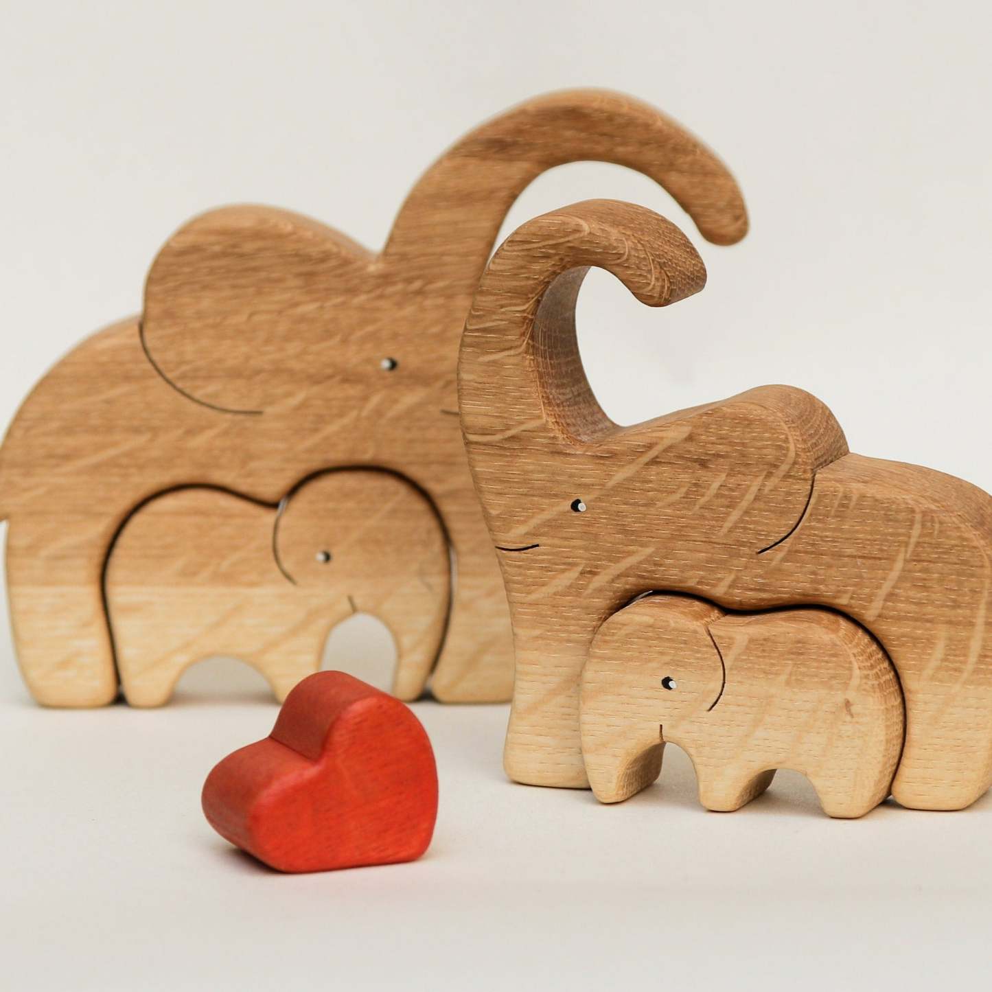 Wooden Elephants Family Puzzle 8 Childs🐘