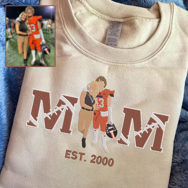 Custom Embroidered American Football Hoodie – Your Personalized Game Day Gear