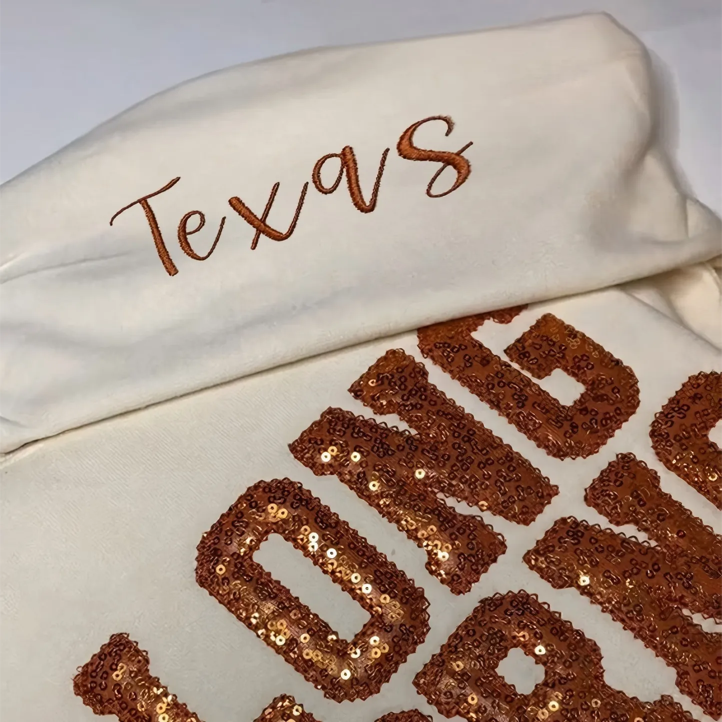 Personalized Sequin Applique Gameday Sweatshirt