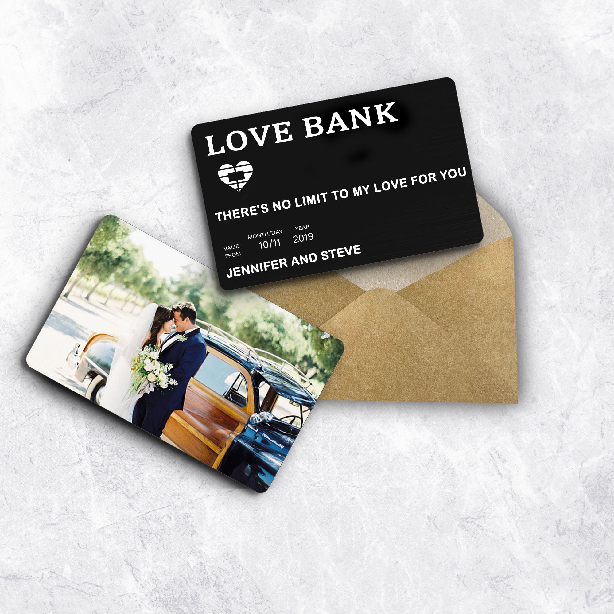 Love Bank Card - Personalized Photo Wallet Card Gifts
