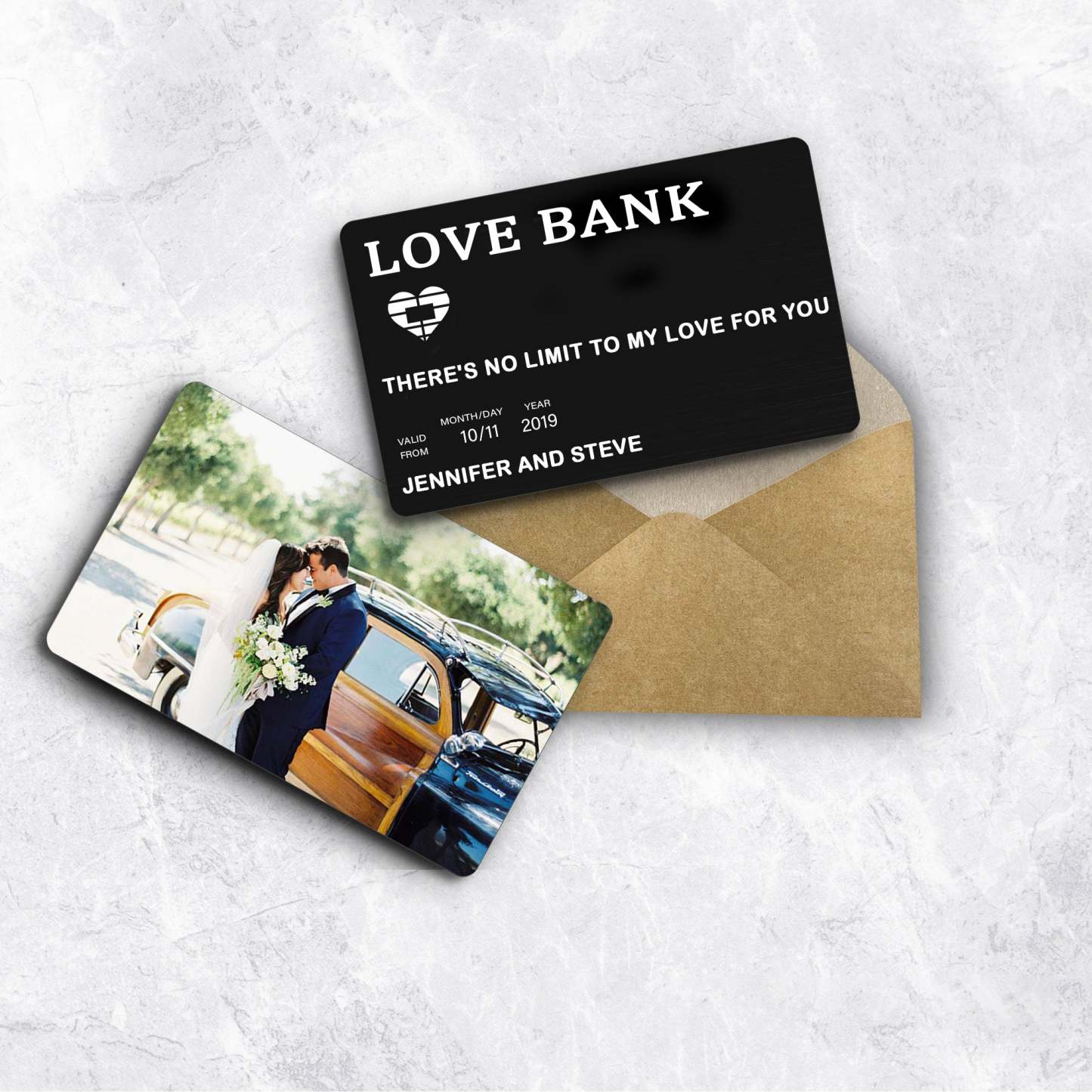 Love Bank Card - Personalized Photo Wallet Card Gifts