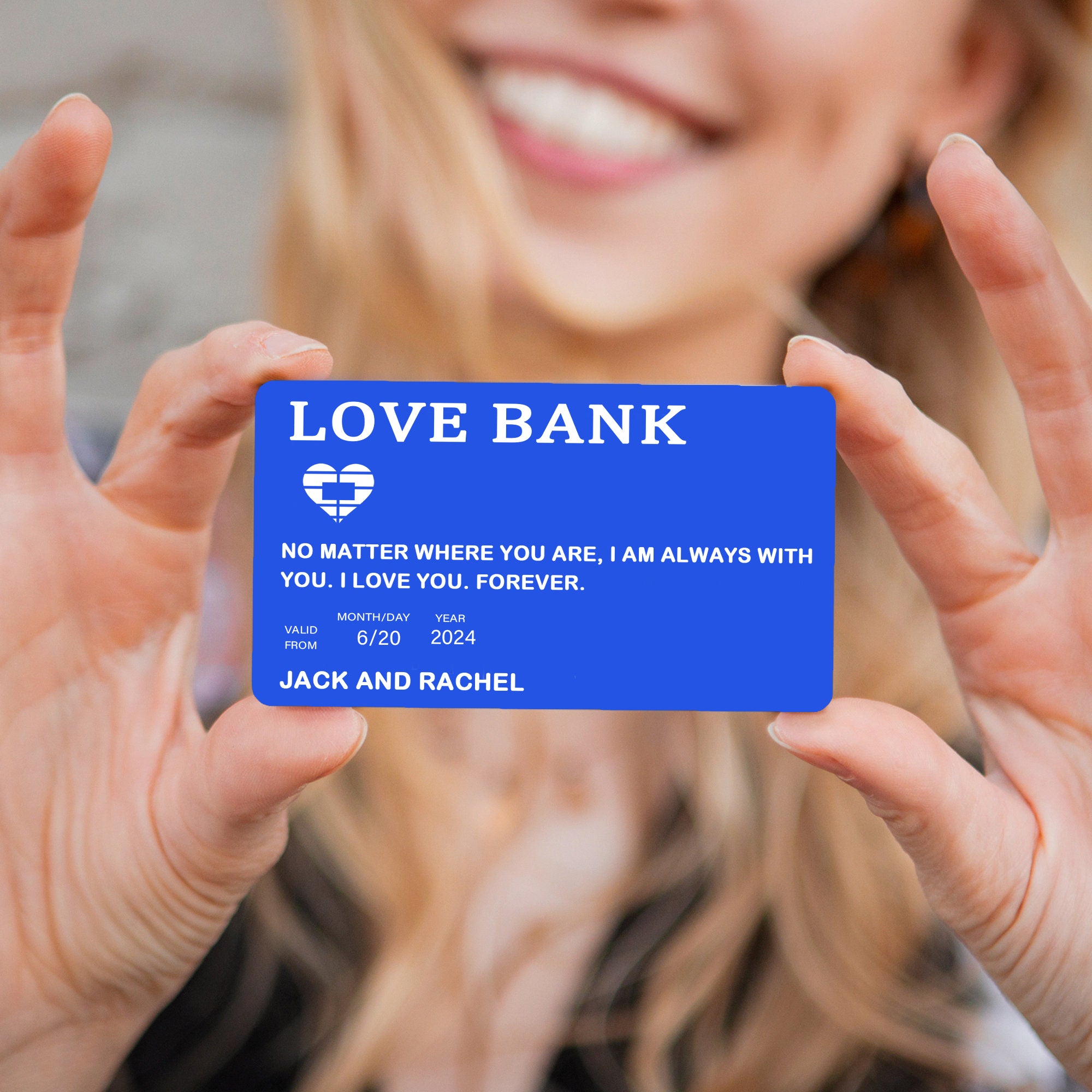 Love Bank Card - Personalized Photo Wallet Card Gifts