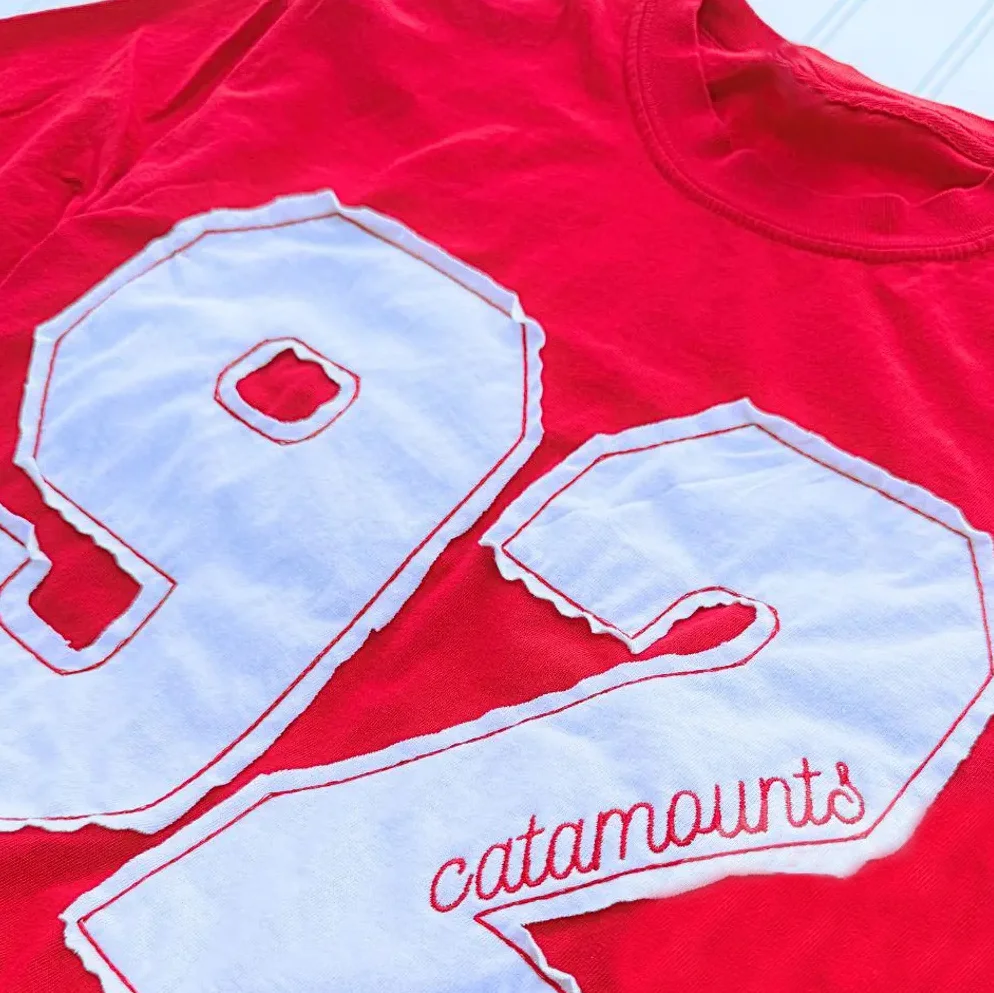 CUSTOM Sports Number Embroidered Crewneck