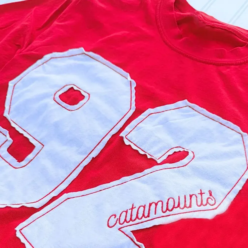 CUSTOM Sports Number Embroidered Crewneck