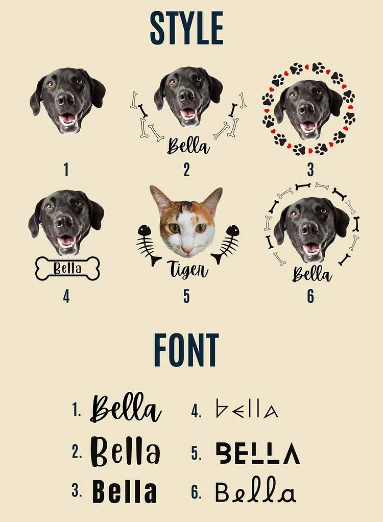 Custom Pet Portrait Shirt, Personalized Embroidered Pet and Name Hoodie Sweatshirt