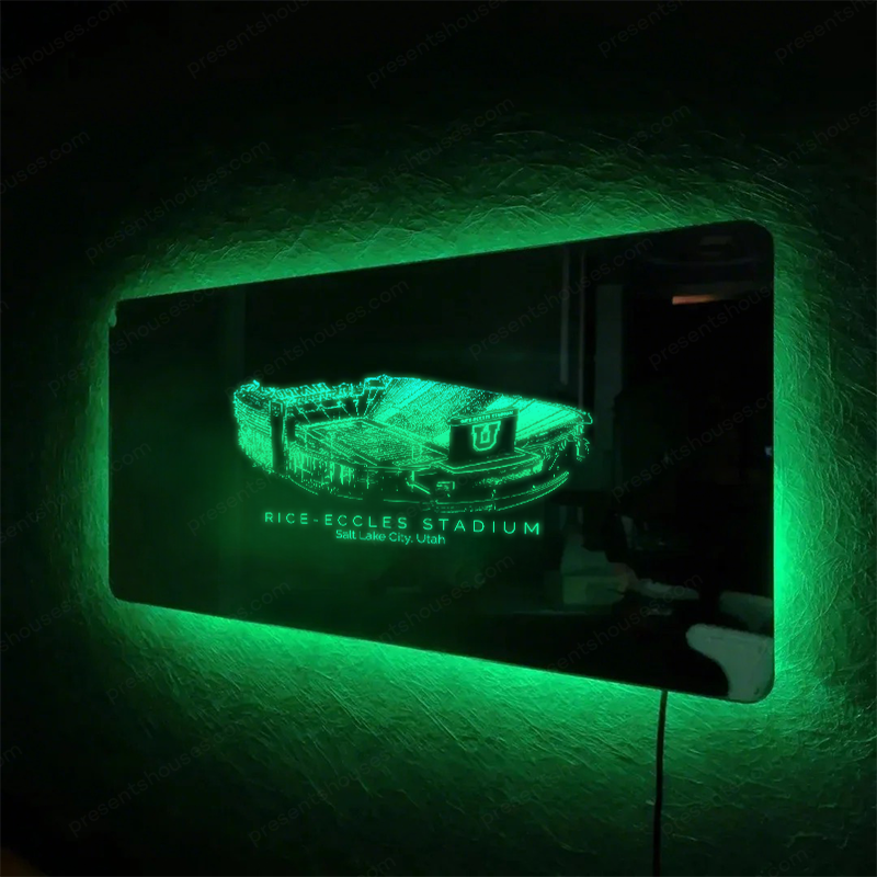 Rice-Eccles Stadium Mirror Light-Gifts For Sports Lovers