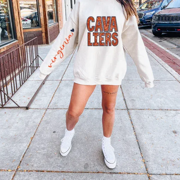 Personalized Sequin Applique Gameday Sweatshirt