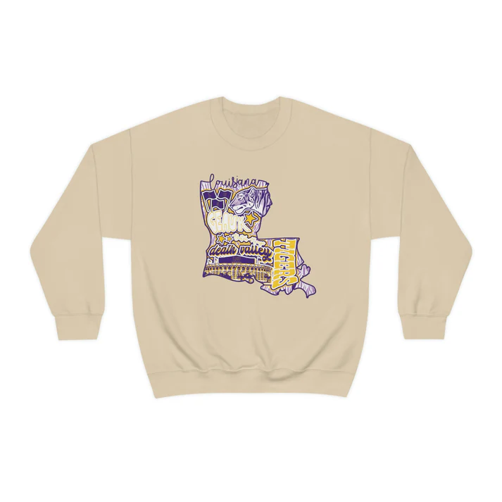 Louisiana Tiger Sweatshirt Tee Hoodie