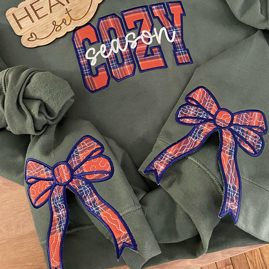 Cozy Season Side Bow Cut-Out Shirt , Plaid Fall Pullover , Cozy Season , Bow Cut-Out Shirt