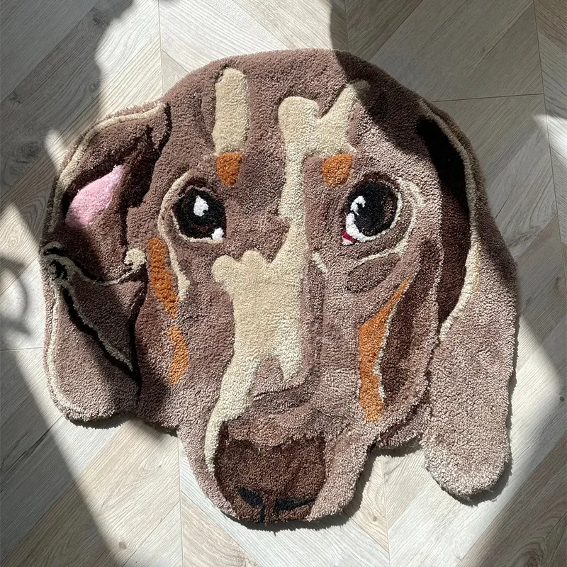 🔥Time-limited Sale 50% OFF🔥 CUSTOM PET RUG - Tufted Rug - Personalised Pet Dog Portrait Rug !!! Home Decor