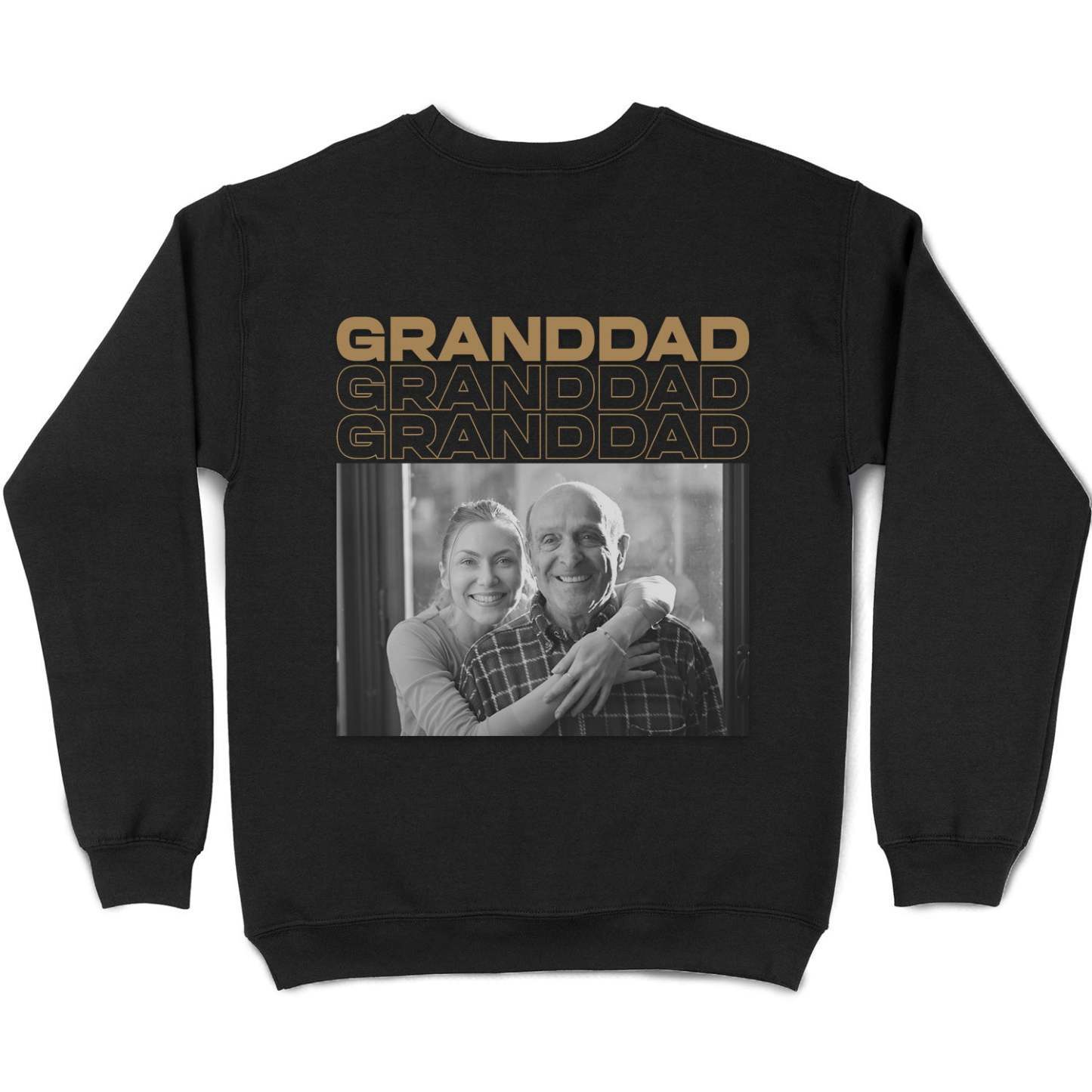Custom Photo B&W - Gift For Father - Personalized T-Shirt