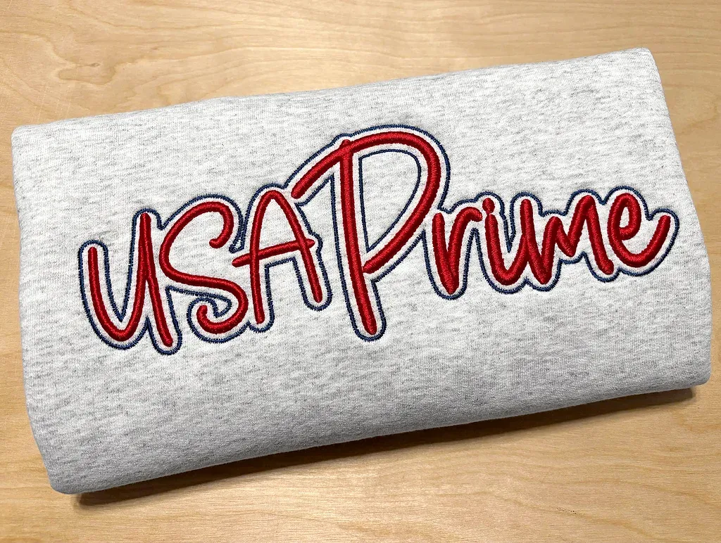 Custom 3D PUFF Embroidery Team Sweatshirt, School Spirit Wear, School Mascot