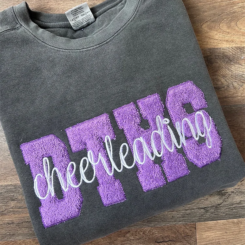 Custom Applique Patch Sweatshirt