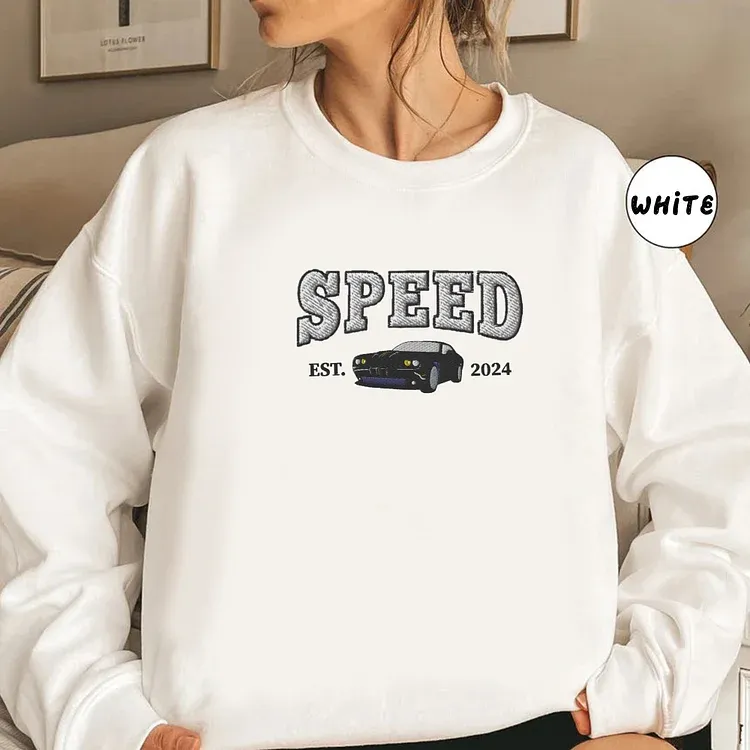 Car Owner Custom Car Embroidered Apparel Sweatshirt Car Sweatshirt
