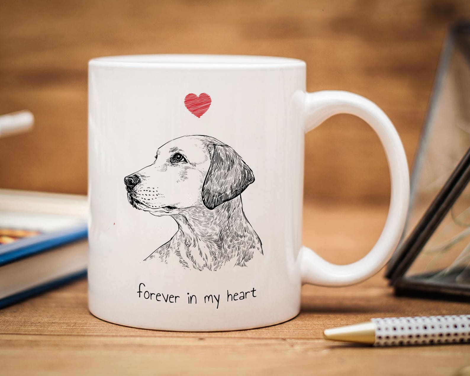 Custom Dog Mug, Dog Lover Gift, Pet Memorial, Dog Memorial Gift