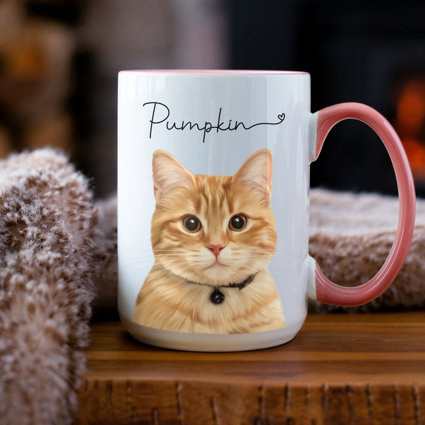 Custom Mug From Photo, Christmas Gift For Pet Parents, Dog Lover Gift, Digital Pet Portrait, Pet Painting, Coffee Mug, Dog Dad Gift
