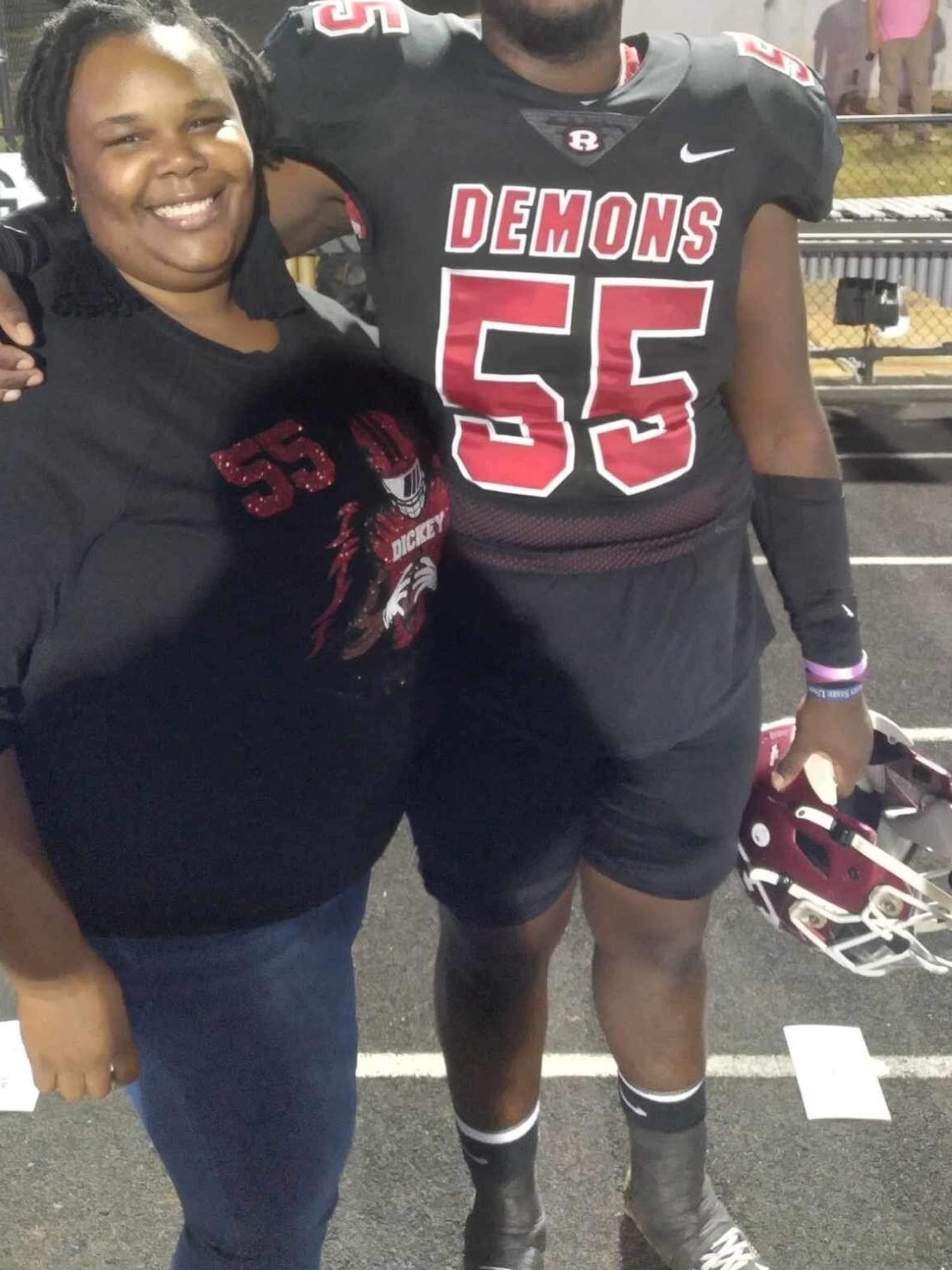 Glitter Football Player Shirt