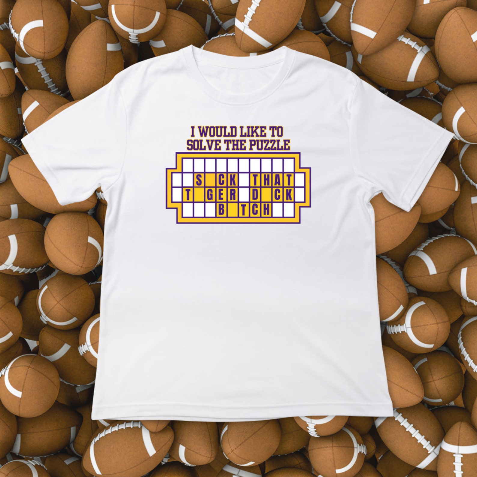 LSU STTDB Unisex T-Shirt, LSU Football Shirt, College Tailgating Clothes, Geaux Tigers Tee, Purple and Gold, Louisiana State University