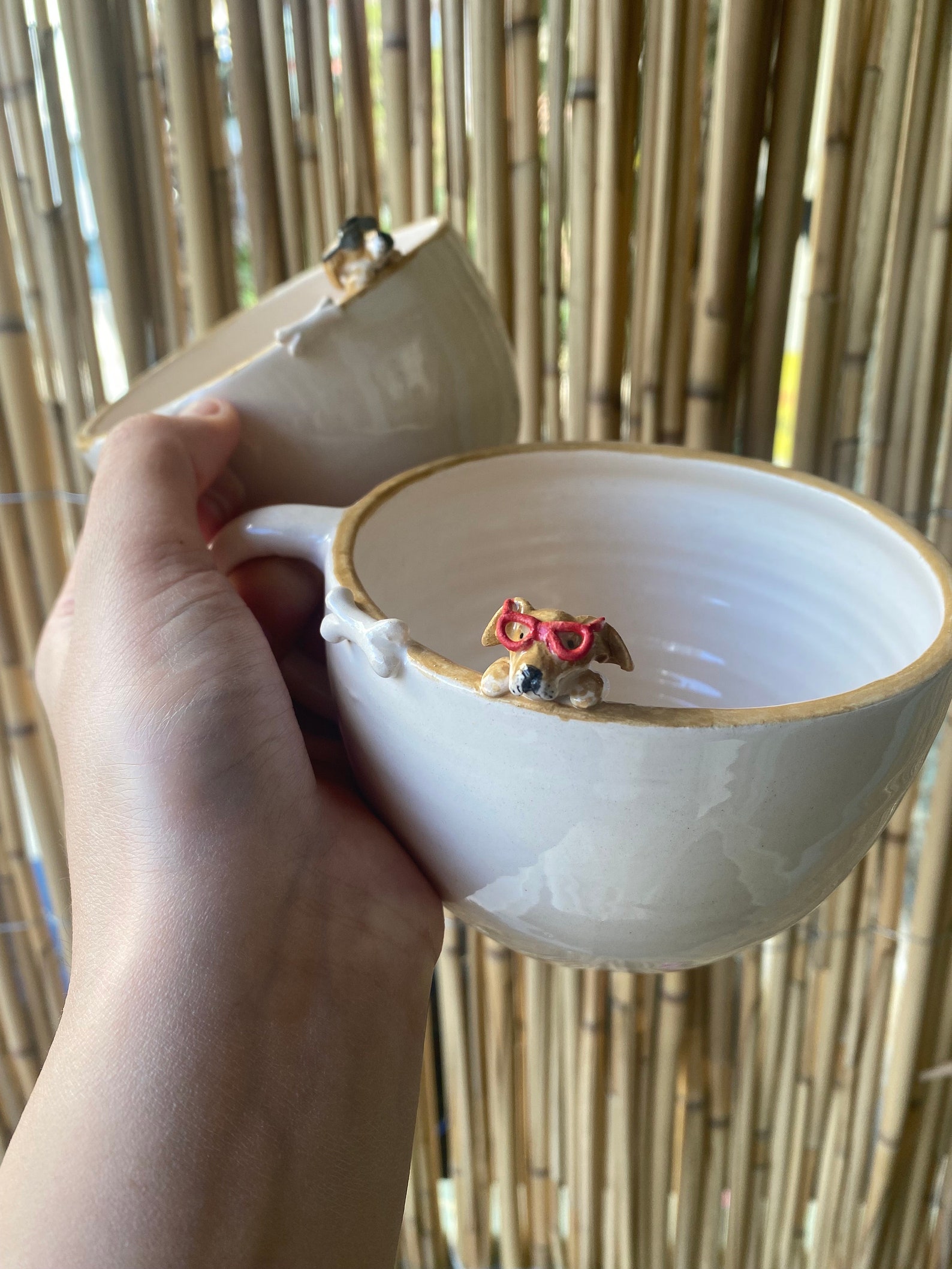 Dog Memorial Gift - Custom Pet Mug/Handmade Dog Mug/ -custom pet mug personalized - dog portrait mug - 3d dog - birthday gift for dog mom