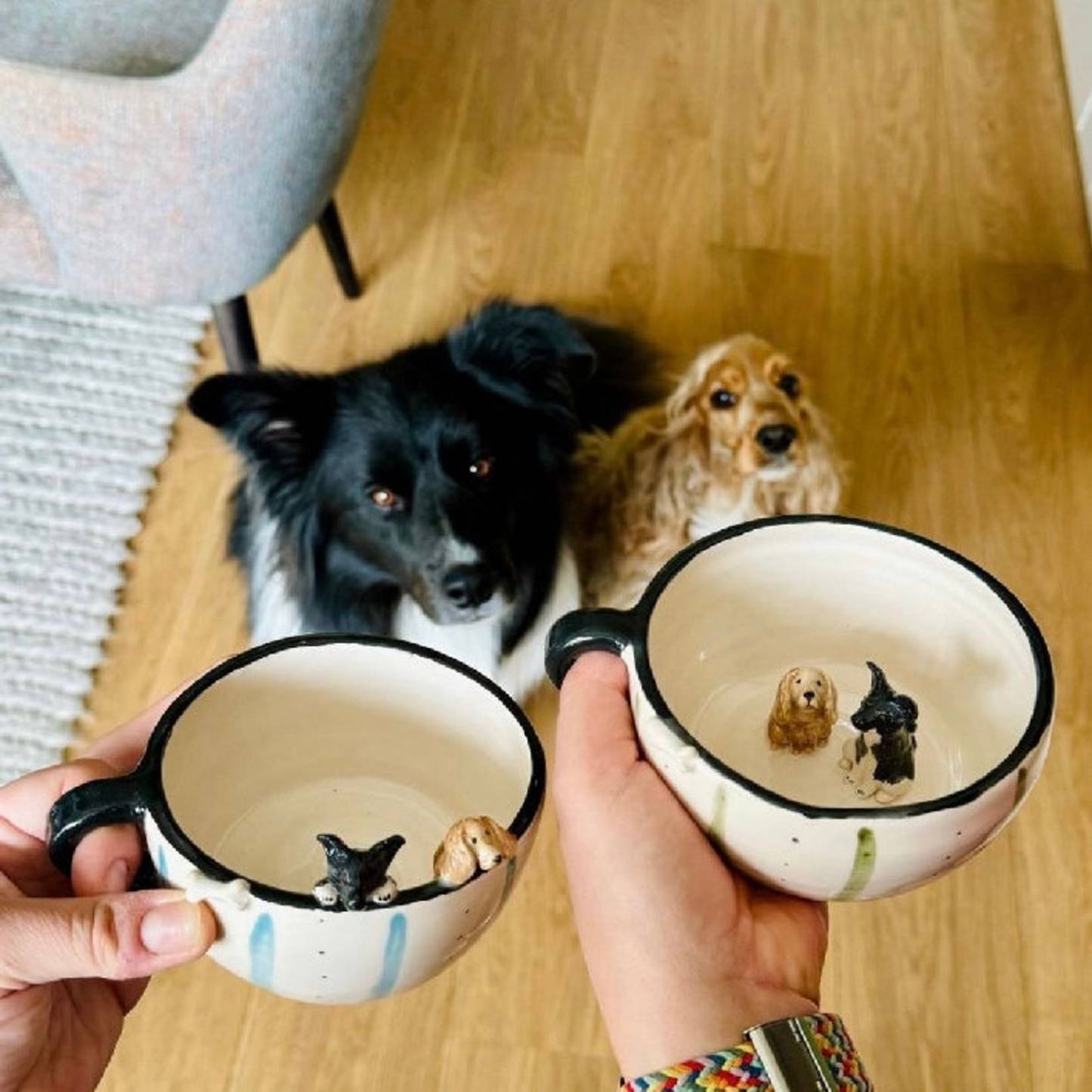 Dog Memorial Gift - Custom Pet Mug/Handmade Dog Mug/ -custom pet mug personalized - dog portrait mug - 3d dog - birthday gift for dog mom