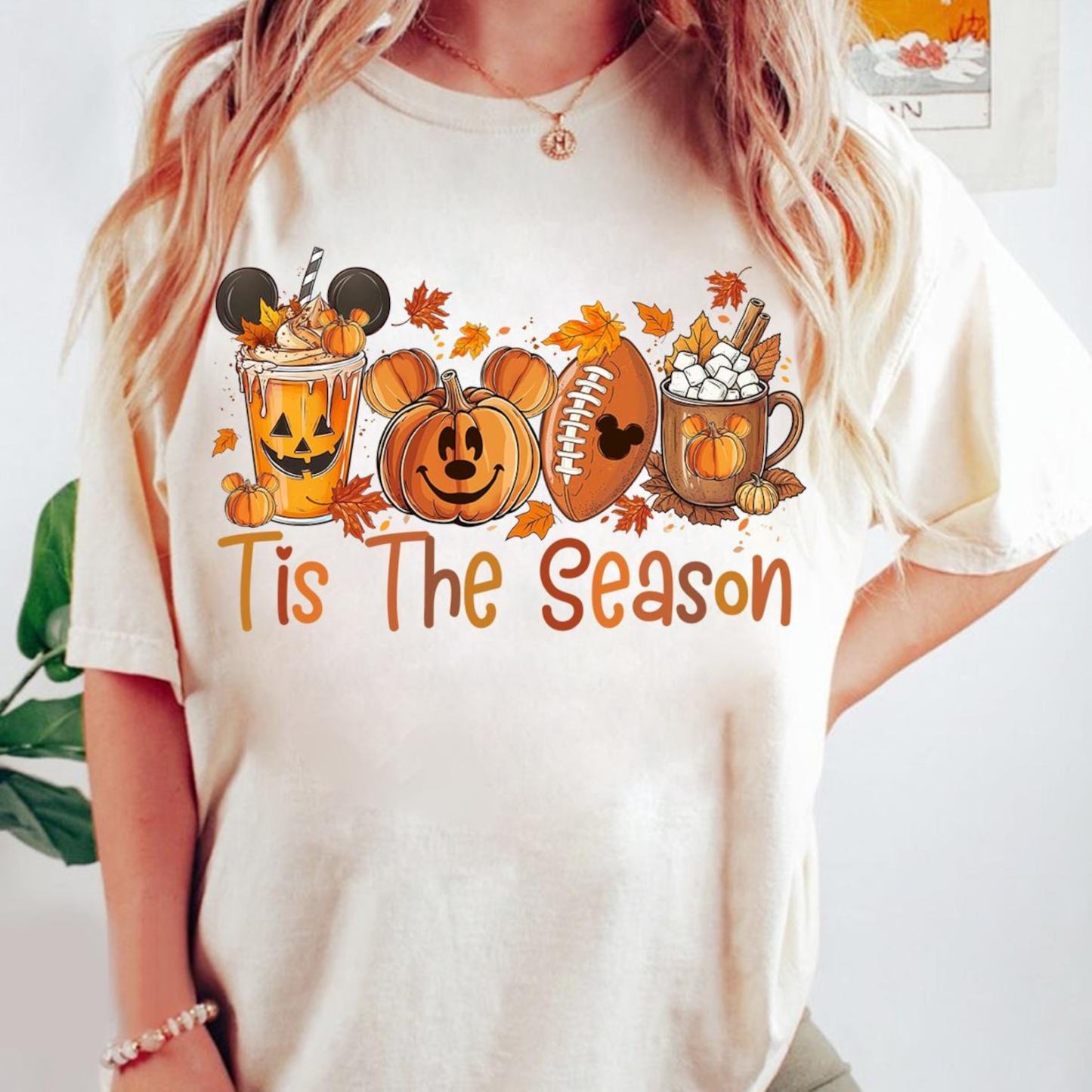 Tis the Season Sweatshirt: Pumpkin Spice, Thanksgiving Vibes, & Football Fun