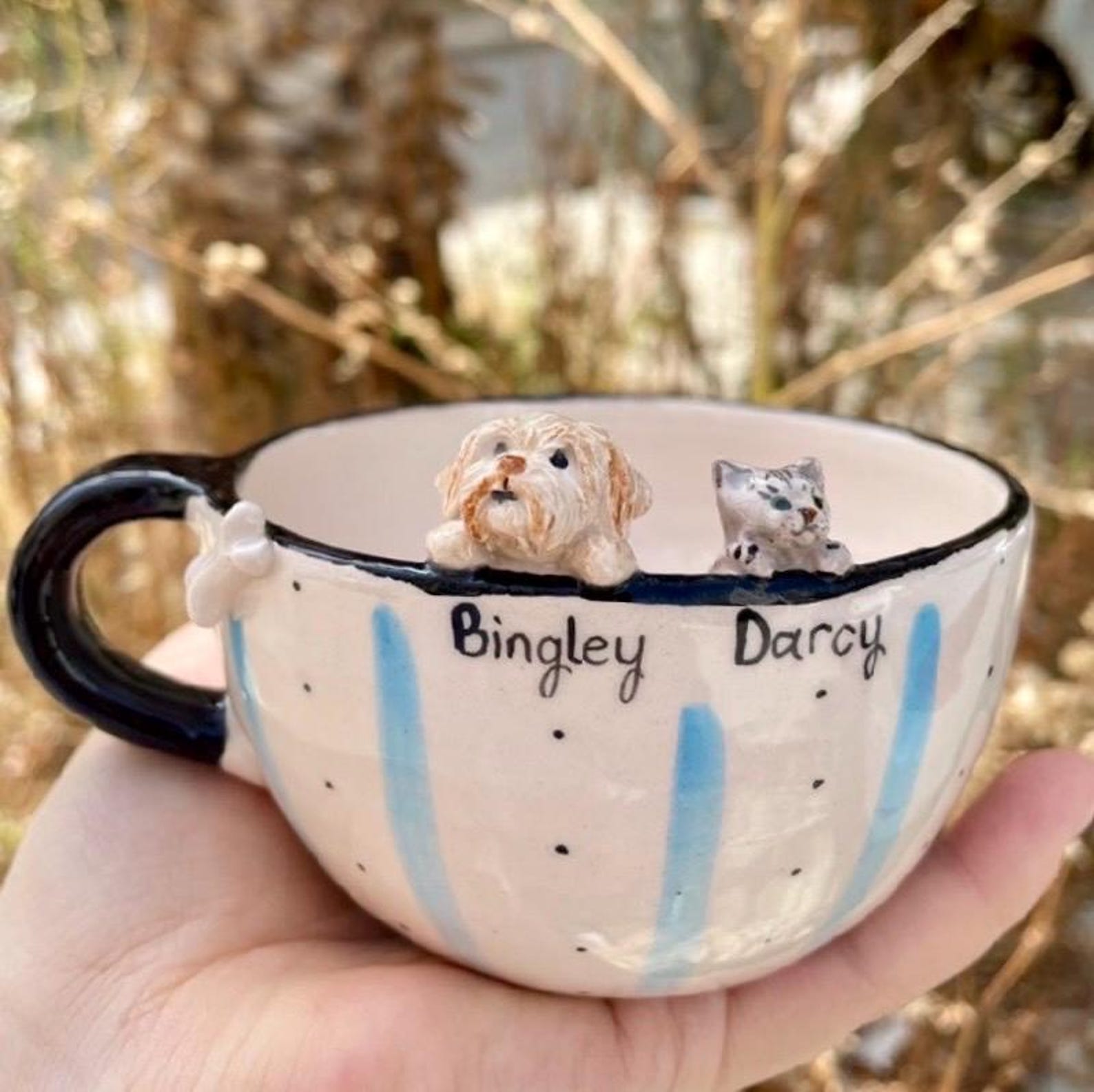 Dog Memorial Gift - Custom Pet Mug/Handmade Dog Mug/ -custom pet mug personalized - dog portrait mug - 3d dog - birthday gift for dog mom