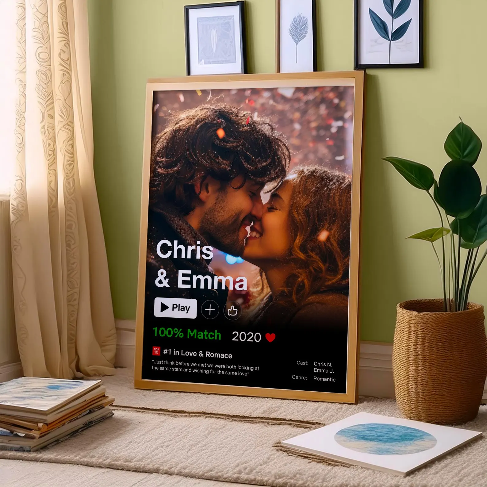 Personalised Couple Movie Poster