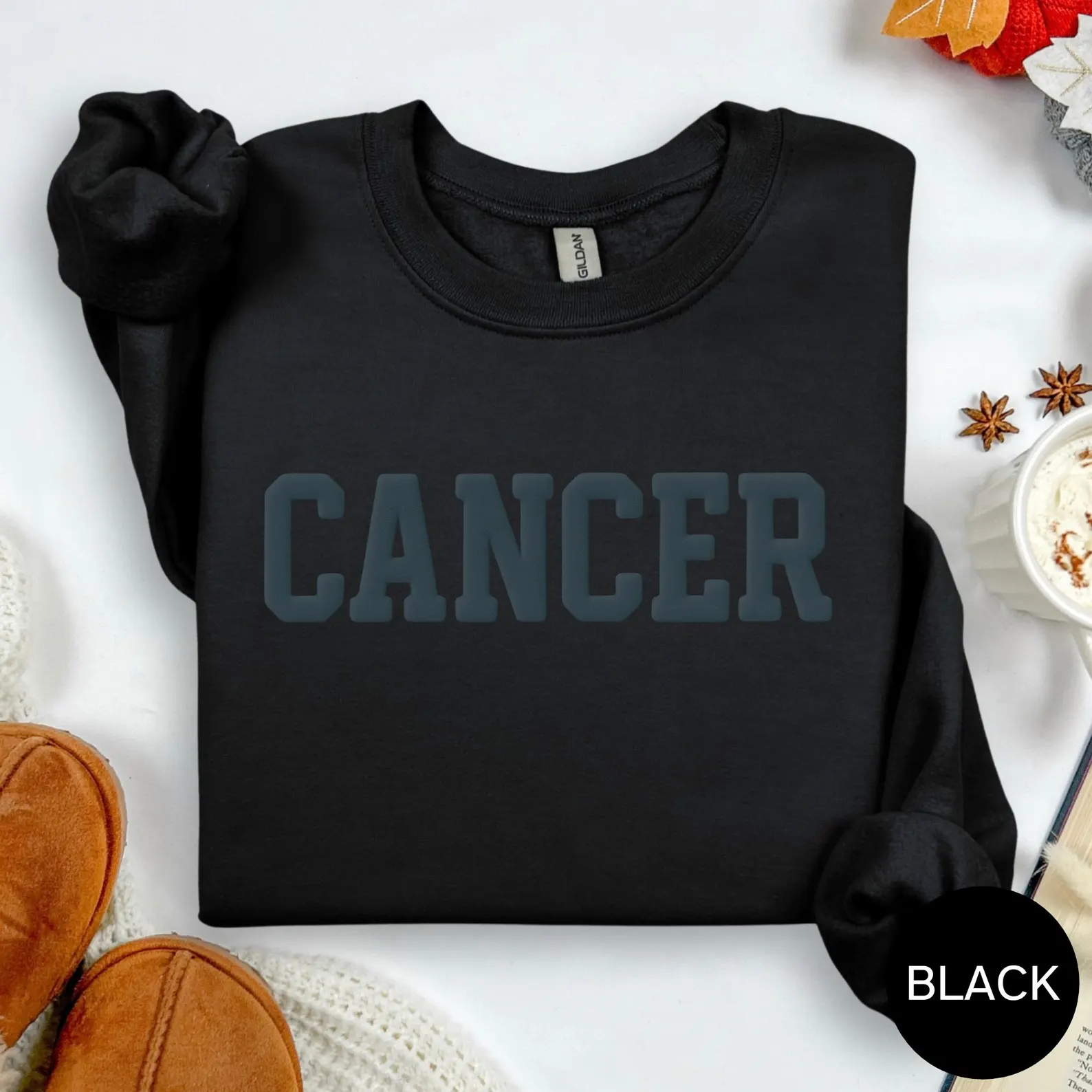 Custom Zodiac Puff Print Sweatshirt Hoodie T-shirt