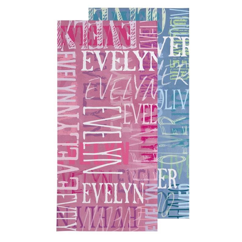 Personalized Signature Style Beach Towel-Customized Towel-For the Beach Lover-For the Pool Lover