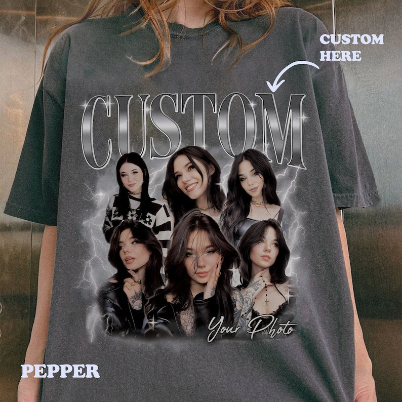 Unique Custom Your Photo and Your Name T-Shirt|Sweatshirt| Hoodie|Gift Shirt|Best Gift