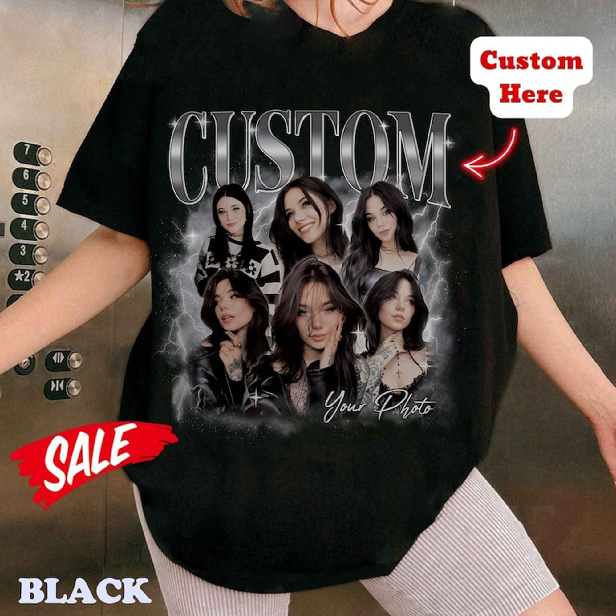 Unique Custom Your Photo and Your Name T-Shirt|Sweatshirt| Hoodie|Gift Shirt|Best Gift