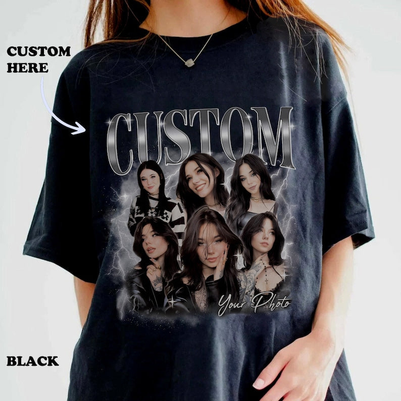 Unique Custom Your Photo and Your Name T-Shirt|Sweatshirt| Hoodie|Gift Shirt|Best Gift