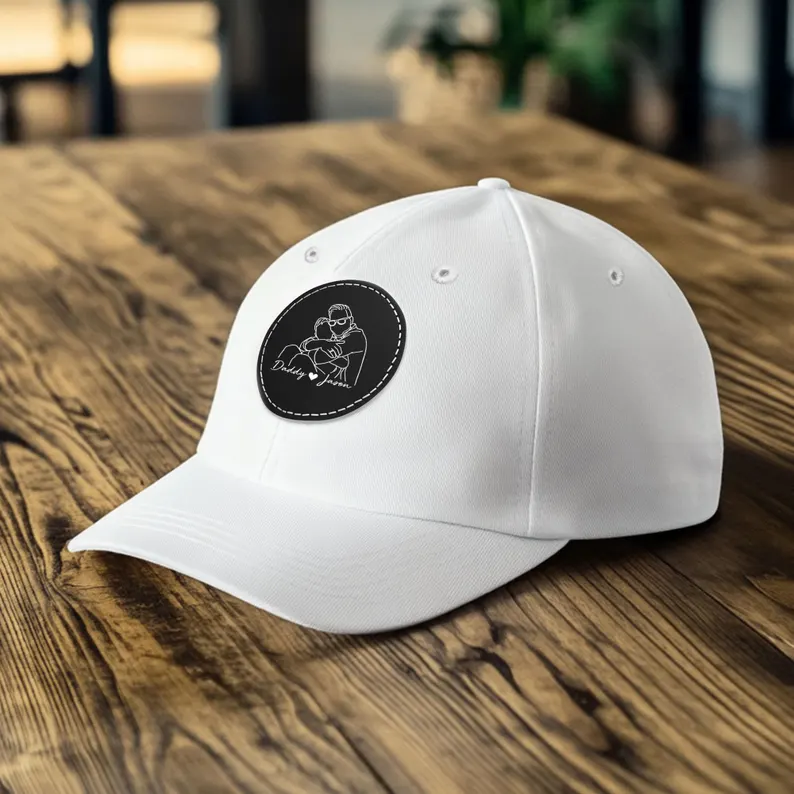 Hat with Photo Father's Day Gift Idea-Dad Gift from Daughter Son