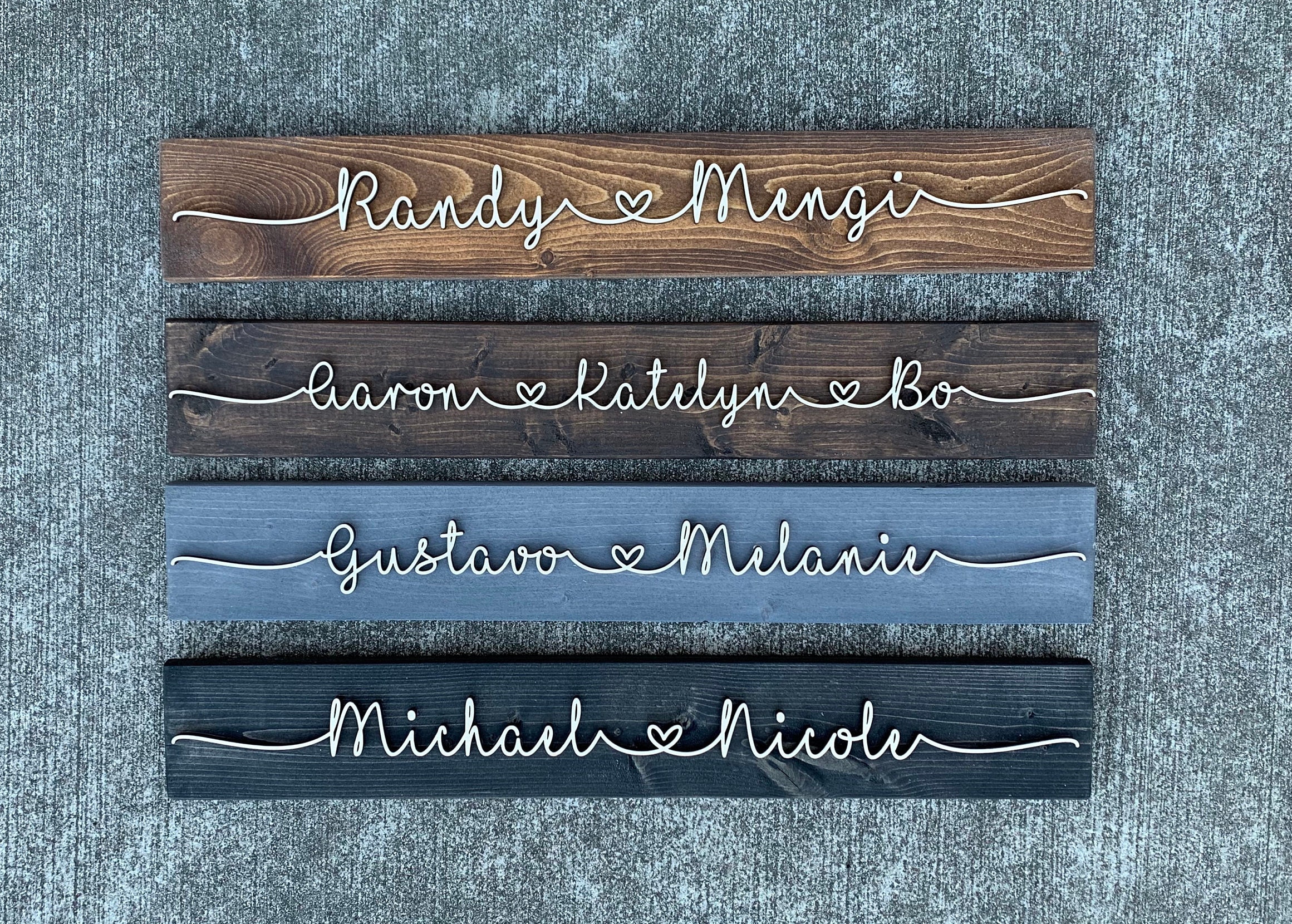 Personalized Valentines Day Gift | Love Couples Name Pallet Sign 