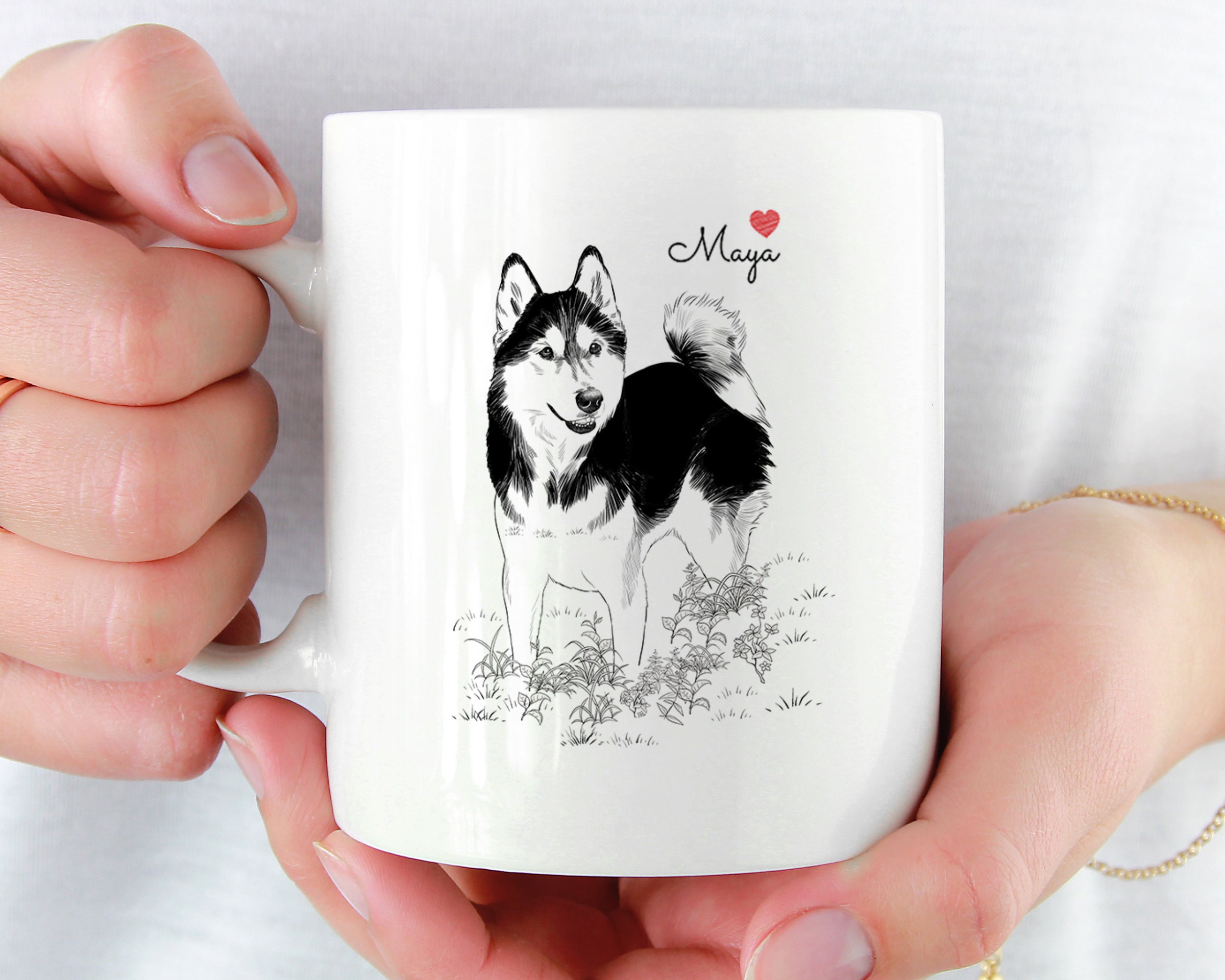 Custom Dog Mug, Dog Lover Gift, Pet Memorial, Dog Memorial Gift