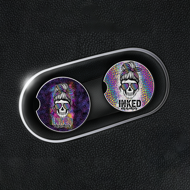 Custom Car Coasters Set of 2 | Photo Coaster | New Car Gift | One Year Anniversary Gift
