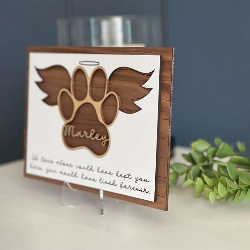 Pet Memorial Sign, Pet Memorial Gift, Pet Loss Gift, Personalized Cat Memorial, Personalized Dog Memorial