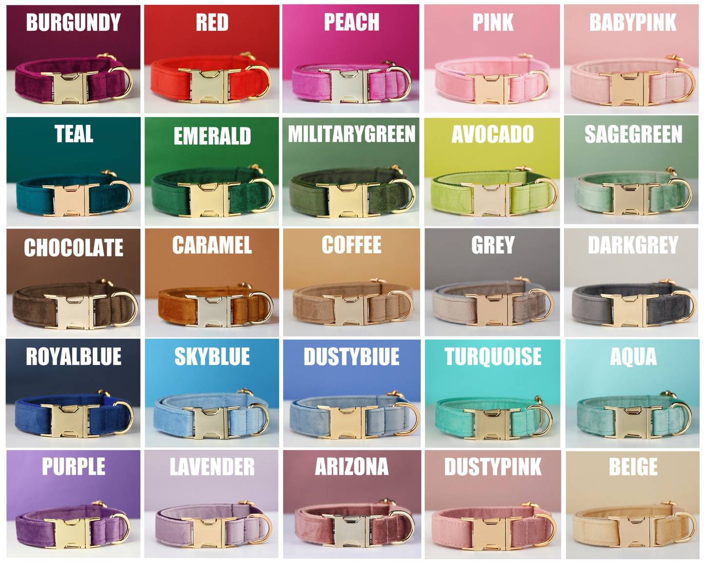 Multiple Colour Velvet Personalise Dog Collar Leash Set with Bow,Engraved Pet Name Plate Metal Buckle,Wedding Puppy Gift