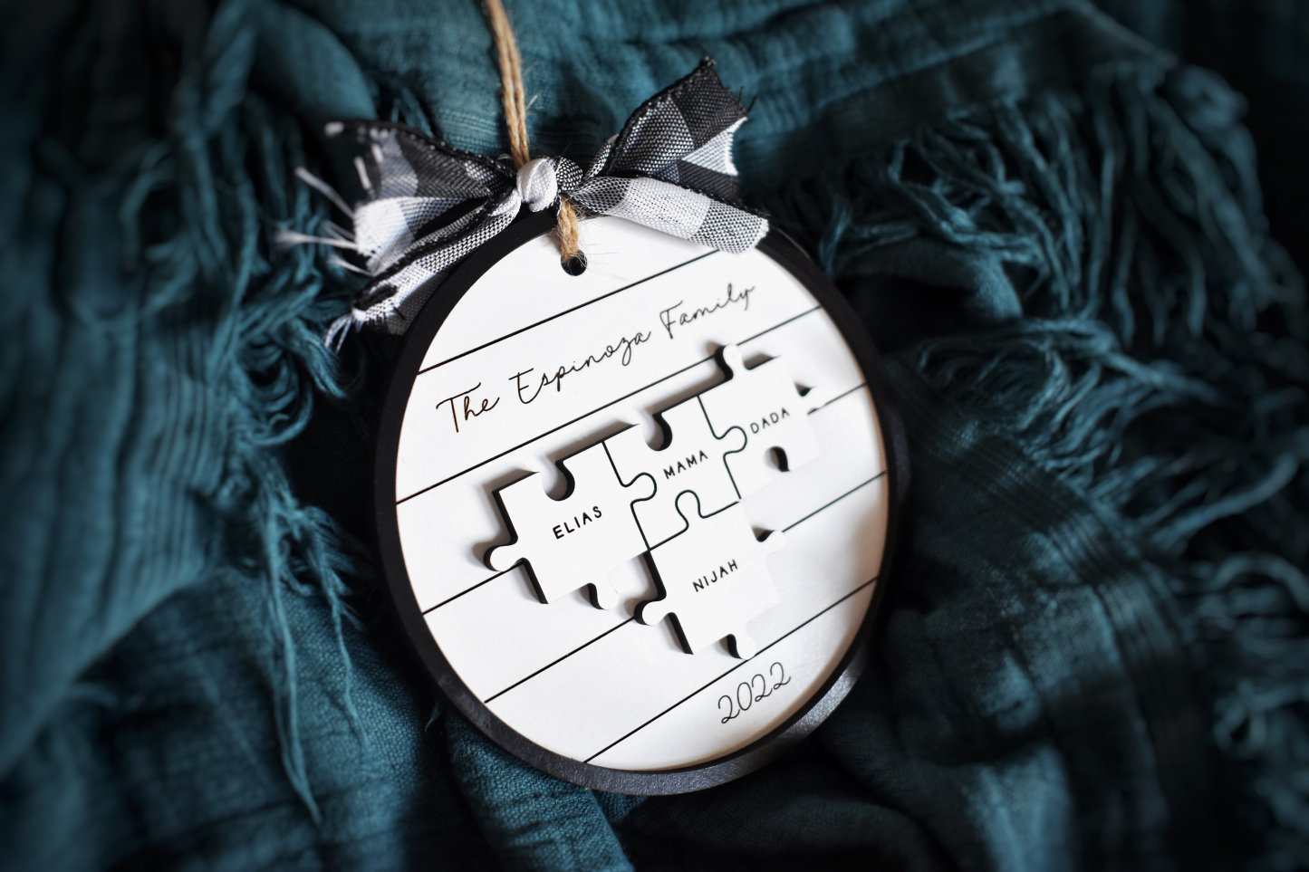 Personalized Christmas Ornament Gift-Custom Puzzle Year Ornament
