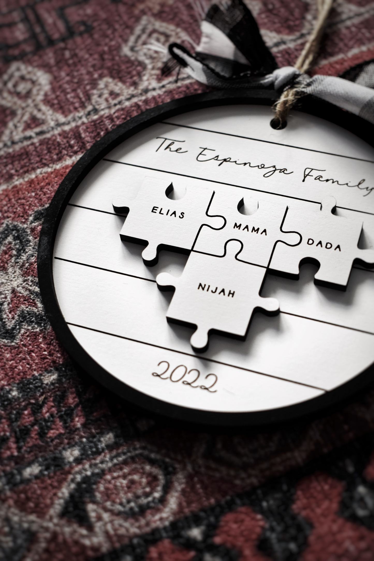 Personalized Christmas Ornament Gift-Custom Puzzle Year Ornament