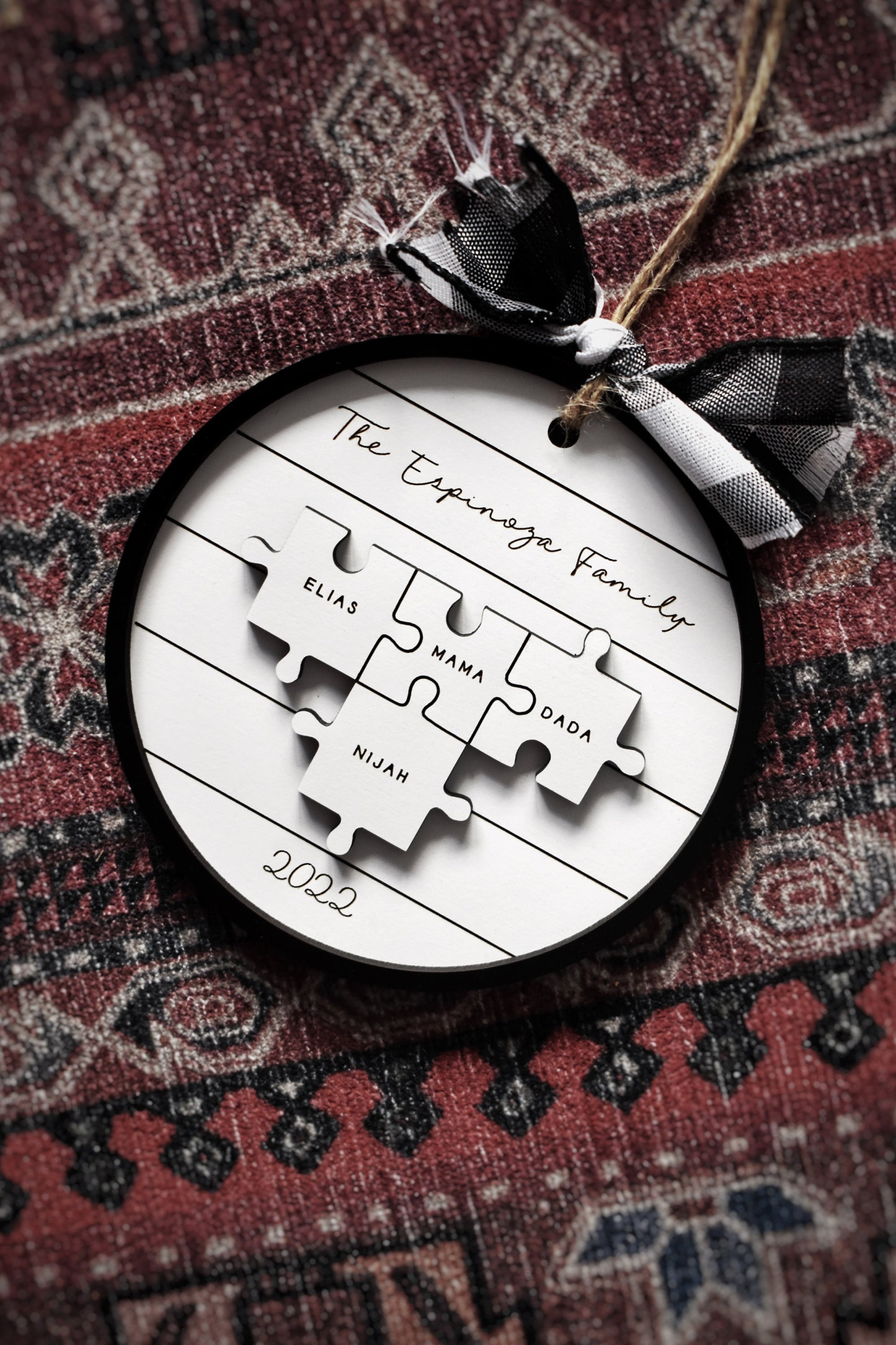 Personalized Christmas Ornament Gift-Custom Puzzle Year Ornament